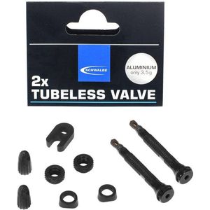 Schwalbe Tubeless Ventielen Zilver