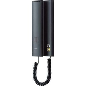 Binnentelefoon zwart - Intercomsysteem telefoon zwart 1763040