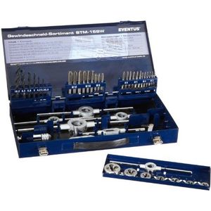 Eventus By Exact 10722 Schroefdraadsnijderset 43-delig HSS Metrisch M - M - M - M - M - M1 - M12