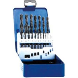 Eventus by Exact 32001 HSS Metaal-spiraalboorset 19-delig Rollenwals DIN 338 Cilinderschacht 1 stuk(s)