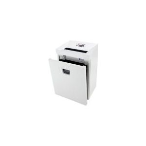 Aktenvernichter HSM Pure 420, Sicherheitsstufe P4, Partikelschnitt 4,5 x 30 mm, bis 35 l, Kunststoff & Metall, weiß