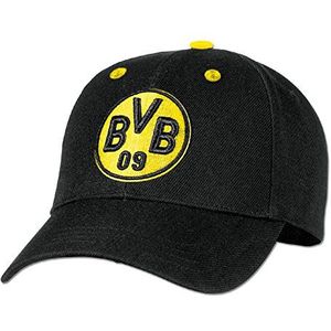 Borussia Dortmund Heren Bvb-pet (zwart-geel) pet, zwart/geel, eenheidsmaat EU