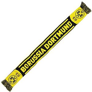 Borussia Dortmund &apos Borussia sjaal zwart geel polyacryl fan stijf (zwart/geel), Zwart-geel