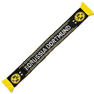 Borussia Dortmund Heren Bvb-sjaal zwarte sjaal, zwart, eenheidsmaat EU