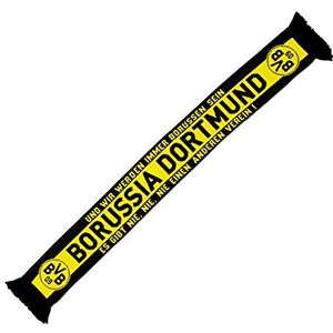 Borussia Dortmund, Sjaal ""Wir werden immer Borussen sein"", zwart-geel,