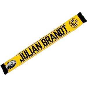 Borussia Dortmund BVB Julian Brandt sjaal, uniseks, geel, één maat, geel, Eén Maat