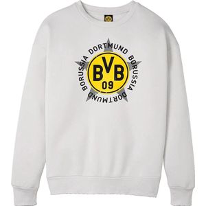 Grijze retro sweatshirt Borussia Dortmund