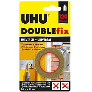Productos Imedio. 36497 - tape, 19 mm x 1,5 m, dubbelzijdig, Uhu