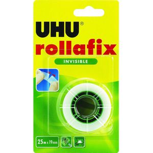 UHU - Tapedispenser - Transparant - Tape 25 m - 1 stuk