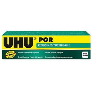 UHU 3-63176 por, Quick-Setting Speciale Lijm voor polystyreen, 50ml Buis, 50 ml