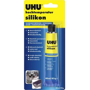 UHU 46735 High-Temperature Silicone Sealant 80 ml Buis Zwart
