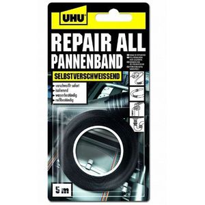 UHU Repair All pechband, zwart, 5 m x 19 mm