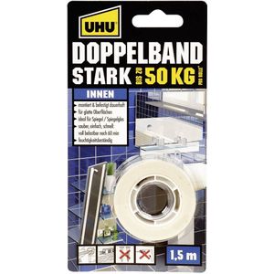 UHU doppelseitiges Klebeband 19 mm  x 1.5 m weiß