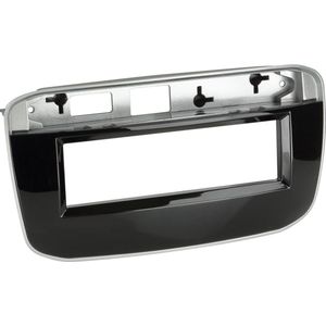 1 Din Radiomontageframe Fiat Punto Evo, Abarth (2011-2019) - Zwart