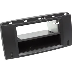 2-DIN Paneel geschikt voor Mercedes Benz R-Klasse met Pocket 2006-2012 Kleur: Zwart