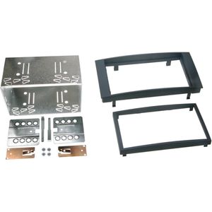 2-DIN Paneel geschikt voor Volkswagen T5/ Multivan/ Touareg - Kleur: Zwart