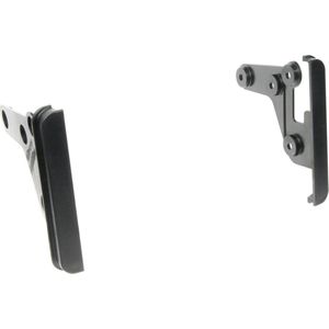 2-DIN Paneel geschikt voor diverse modellen Toyota - Kleur: zwart