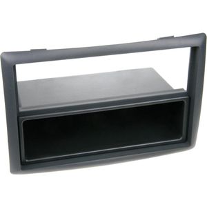 2-DIN Paneel geschikt voor Renault Mégane Dubbele -ISO 2002-2010 Kleur: Zwart