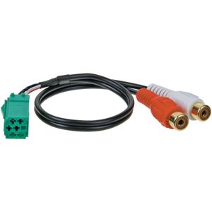 AUX IN Adapter Renault Clio/ Mégane/ Laguna/ Kangoo/ Twingo met AUX mogelijkheid