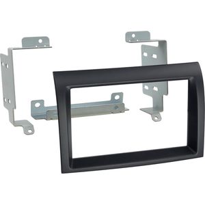 Complete Set - Dubbele DIN - Zwart - Compatibel met Citroen Jumper, Fiat Ducato, Peugeot Boxer