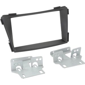 2-DIN Paneel geschikt voor Hyundai I40 2011-2018 Kleur: Donker Grijs