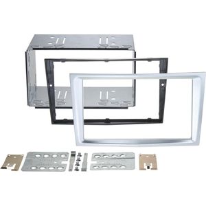 2-DIN Paneel geschikt voor Opel Astra - Corsa D - Zafira B - Kleur: Chrome