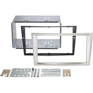 2-DIN Paneel geschikt voor Opel Astra H / Corsa D/ Zafira B - Kleur: Satin Stone