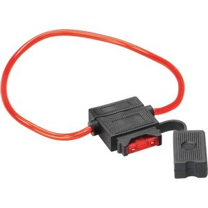 ATC Zekeringhouder 10 A Fuse/30 cm Cable red