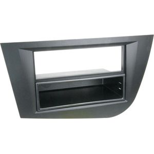 2-DIN Paneel geschikt voor Seat Leon 2005-2009 - Kleur: zwart