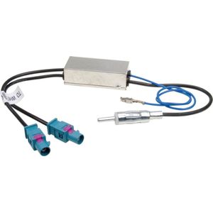 CSB - 1524-07 - Antenne Adapter - Zwart - 2 x FAKRA (Z) met Phantom power