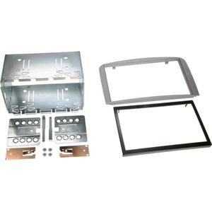 2-DIN Paneel geschikt voor Alfa Romeo 147 / GT 2000-2010 - Kleur: zilver