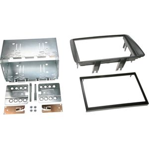 2-DIN Paneel - Geschikt voor Fiat Panda 2003-2012 - Anthraciet