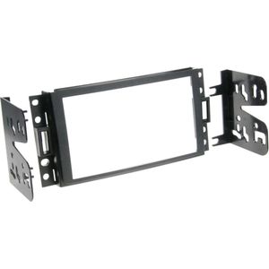 2-DIN Paneel geschikt voor Chevrolet Corvette/ Uplander - Hummer H3 Kleur: Zwart