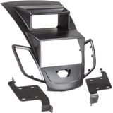 2-DIN Paneel geschikt voor Ford Fiesta met Multifunctioneel display 2008-2017 - Kleur: Zwart