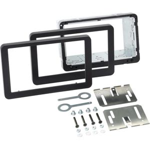 2-DIN Paneel geschikt voor Alfa Romeo 159/ Brera/ Spider Kleur: Zwart