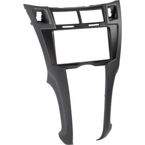 2-DIN Paneel geschikt voor Toyota Yaris 2006-2011 - Kleur: Zwart