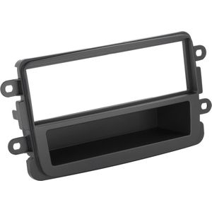 1-DIN Radiorahmen Dacia Dokker, Duster, Lodgy dunkelgrau