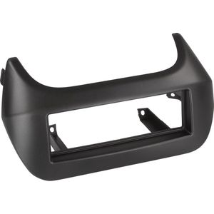 1-DIN Paneel geschikt voor Citroën: Nemo - Fiat: Fiorino - Peugeot: Bipper 2008 - Kleur: Zwart