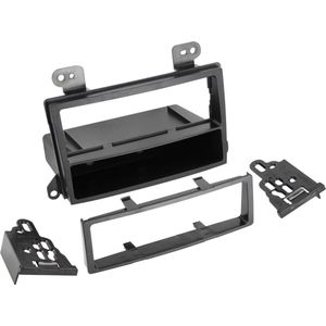 1-DIN Paneel geschikt voor met afleg bakje Mazda MPV 2000-2006 Kleur: Zwart