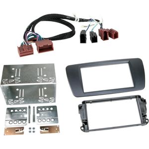 2-DIN Paneel geschikt voor Seat Ibiza 2014-2017 Kleur: Galway Grijs