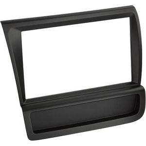 2-DIN Paneel geschikt voor Audi R8 (42) 2007-2015 Kleur: Zwart