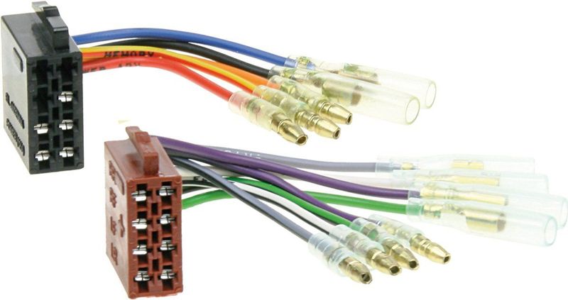 ACV - Universele Adapter - Stroom en Luidsprekers - ISO-Stekker - Geschikt Voor Diverse Modellen