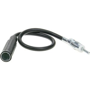 ACV 1571-00, Adapter, Schwarz, Metall, Kunststoff, DIN, 1 Stück(e), 750 mm