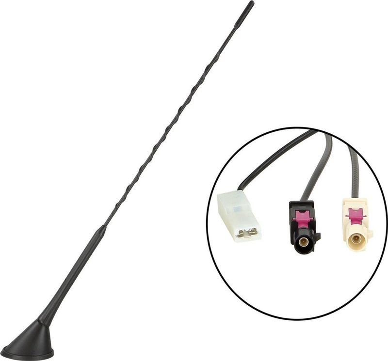 Dakantenne AM/FM DAB/DAB+ Type 16V - 450 mm - Antenne met Anti-Ruis Draad