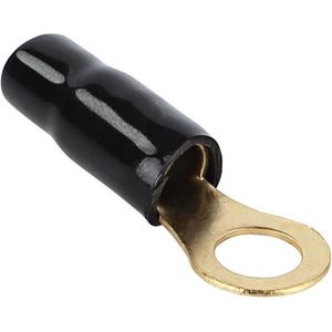 Ring kabelschoen 10 mm² - 8,4 mm 50 Stuks zwart
