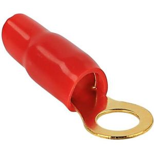 Ring kabelschoen 16 mm² - 6,4 mm 50 Stuks rood