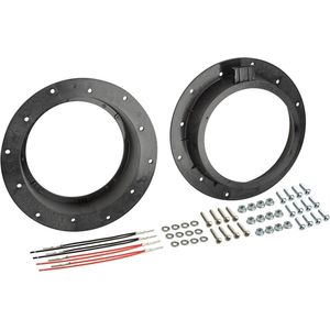 Speaker Ringen Ø 165 mm Div.modellen Audi-Volkswagen-Skoda Voorportier - ingebouwde speakerconnector