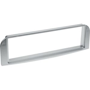 1-DIN Paneel geschikt voor Alfa Romeo 147(Type 937) 2001-2010 - GT(Type 937) 2003-2010 Kleur: Zilver