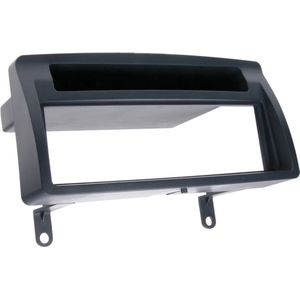 1-DIN Paneel geschikt voor met aflegbakje. Toyota Corolla 2001-2007 Kleur: Donkergrijs