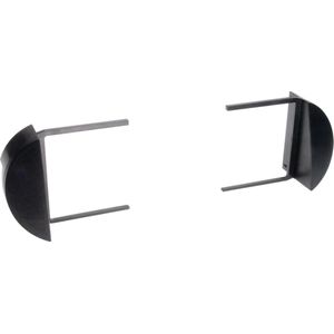 1-DIN Paneel geschikt voor Volkswagen New Beetle (Cabrio) 1998-2010 Kleur: Zwart